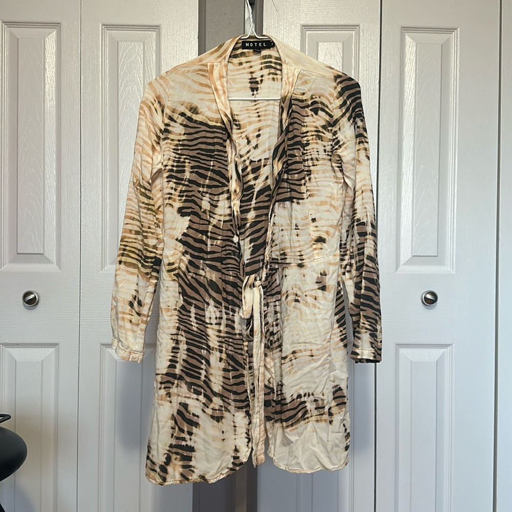 Hand Dyed Motel cardigan/ cover up